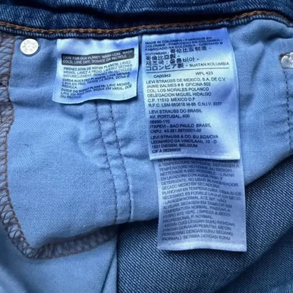 Levi’s 514 Straight Fit Jeans W34 L34 Medium Wash Denim